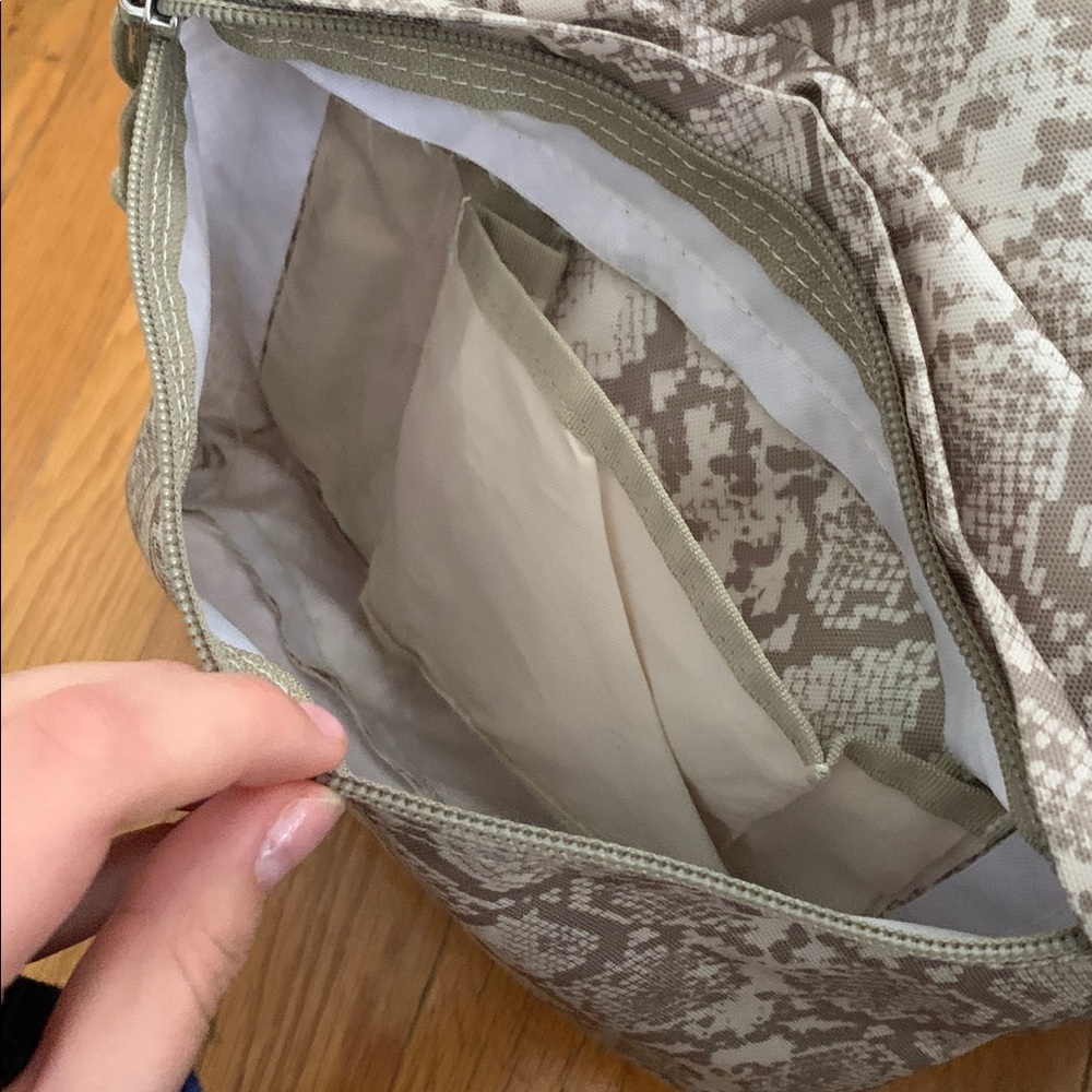 Jansport Beige Snake Pattern Backpack - image 4